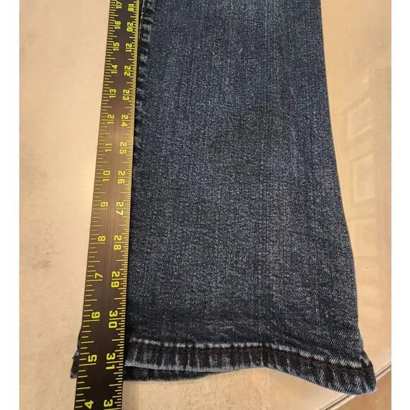 True Religion Men's Denim Ricky Straight Jean SZ 36 Flap Pockets - Picture 9 of 9